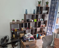 3 piece shelving unit WAS R600 NOW R450  - (A Paulshof)